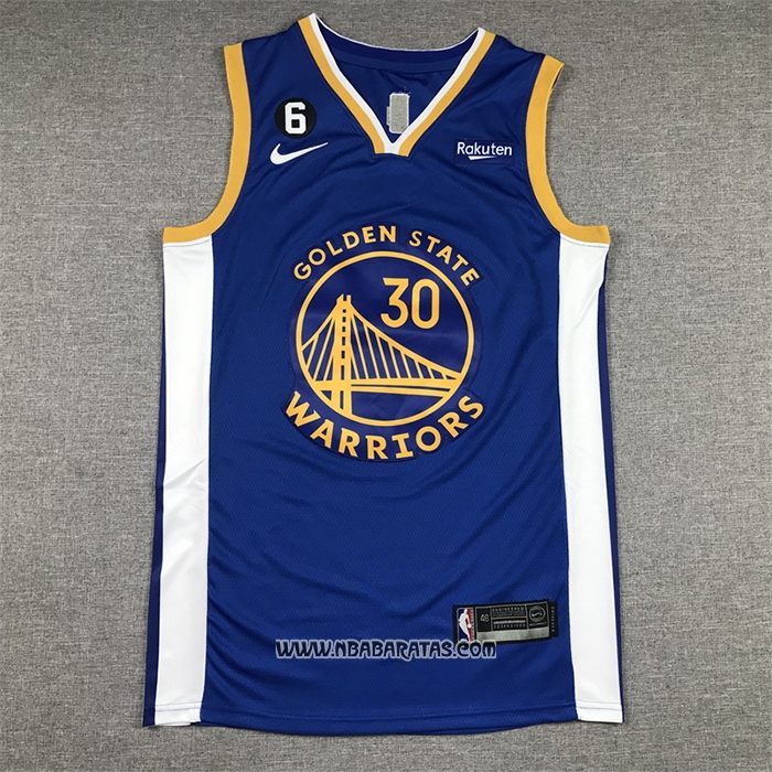 Camiseta Golden State Warriors Stephen Curry #30 Icon 2022-23 Azul